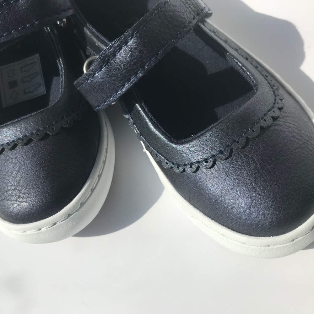 NWT Ralph Lauren Kids Navy Pella II Mary Janes